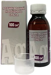 Розчин водний колоїдного срібла 100 мл "Наноматеріали та Нанотехнології" - мініатюра 2