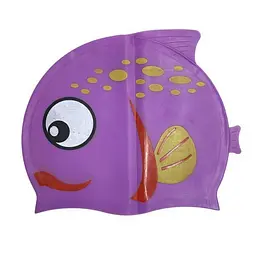 Шапочка для плавання дитяча Fish NE-SW-390-V, фіолетова - мініатюра 2