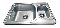 Кухонна мийка Romzha Fifika 1.5C Satin RO44013, Сірий - мініатюра 4