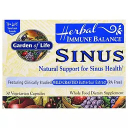 Трав'яний комплекс для підтримки імунітету Garden of Life Herbal Immune Balance Sinus 30 вегетаріанських капсул