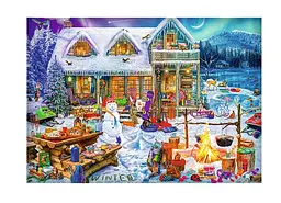 Пазл "Зимовий час" 1000 елементів 10948 Trefl XMAS, в коробці (5900511109481) - мініатюра 2