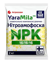 Добриво Нітроамофоска (YaraMila) NPK: 16-16-16, 2 кг