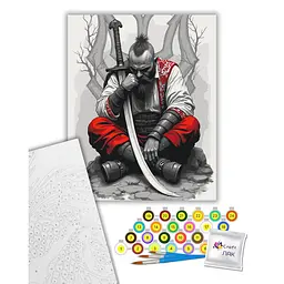 Картина за номерами "Козак із шаблею" Art Craft 10178-AC 40х50 см - мініатюра 2