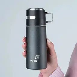 Термос Kite 350 мл чорний (K25-1223-1) - мініатюра 4
