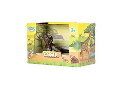 Фігурка KIDS TEAM ANIMALS тварини "Сафарі" Q9899-A51 Плащоносна Ящірка - мініатюра 2