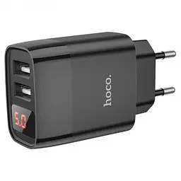Зарядний пристрій 220В 2 USB з кабелем USB з екраном - мініатюра 3