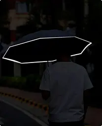 Парасолька Xiaomi Zuodu Automatic Umbrella (ZD002-LED) Red [51082] - мініатюра 5