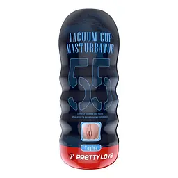 Мастурбатор Pretty Love Vacuum Cup 55 Vagina тілесний - мініатюра 5