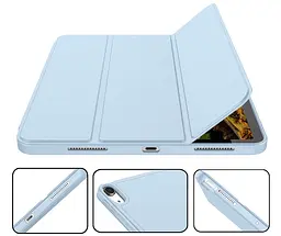 Чохол-книжка CDK для Apple iPad Air 11" M3 2025 Еко-шкіра силікон Smart Case cлот стилус (015026) white ice - мініатюра 3