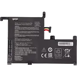Акумулятор PowerPlant для ноутбуків ASUS Zenbook Flip UX561 (C31N1703) 11.4V 4150mAh