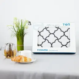 Скатертина Panama водовідштовхувальна White Puzzle, 180x220 - мініатюра 4