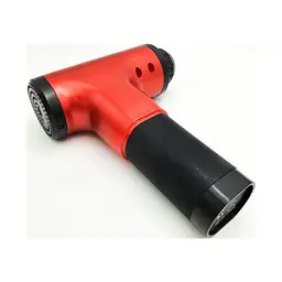 Масажер Акумуляторний для тіла м'язовий портативний ручний 4 насадки Fascial Gun KH-320 червоний - мініатюра 5