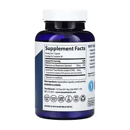Мінерали Trace Minerals Гліцинат магнію, 120 мг, Magnesium Glycinate, 90 капсул (TMR-00814) - мініатюра 2