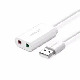 Звукова плата Ugreen US205 white (30143) - мініатюра 1