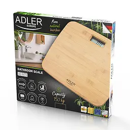 Підлогові ваги Adler AD 8173 bamboo - мініатюра 9