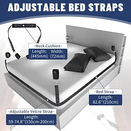 БДСМ-набір LOCKINK YEAHWOW Bed Restraint set SX2844 104347 - мініатюра 2