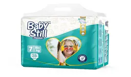 Підгузки дитячі Baby Still XXL 7 (18+ кг) Jumbo 28 шт. для дорослих малюків - мініатюра 1
