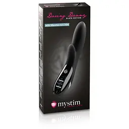 Вібратор-кролик Mystim Daring Danny eStim з електростимуляцією, 27х3.5 чорний - мініатюра 5