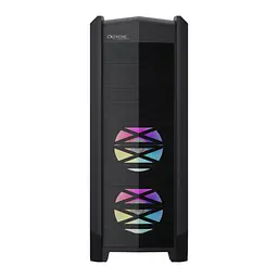 Корпус GameMax Dragon Knight 2 Black без БЖ Full Tower для E-ATX / ATX / Micro ATX / Mini-ITX 1xType-C / 2xUSB 3.0 / 2xUSB 2.0 макс. CPU - 170 мм / VGA - 420 мм 5x120 мм ARGB бічна панель із загартованого скла вбудований картридер та док-станція - мініатюра 2
