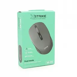 Миша бездротова XSTRIKE XS-105 з акумуляторною батареєю (BT+2,4Ghz) 1600DPI мишка - мініатюра 4