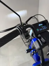 Електровелосипед EVOBIKE Nova S 500W 48V 12Ah з 2 сидіннями, корзиною та поворотниками, простий і надійний, для міста і села, синього кольору - мініатюра 6