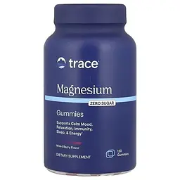 Магній Trace Magnesium Gummies смак ягід 120 жувальних цукерок