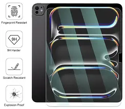Захисне скло DK для Apple iPad Air 11" M3 2025 A3266/A3267/A3270 Full Glue 2 шт (017810) - мініатюра 4