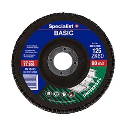 Диск шліфувальний пелюстковий Specialist+ Basic 125 ZK60 (250-51206)