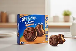 Тістечка Oreo Cloud Sandwich Soft Cakes Peanut Butter 264г - мініатюра 5