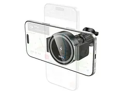 Автомобільний тримач для смартфона Hoco HW35 Qi 15W Black - мініатюра 6