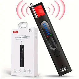 Портативний детектор жучків XO CRP01 infrared detector anti eavesdropping Чорний
