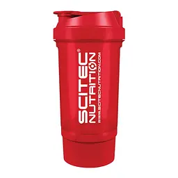 Шейкер Scitec Nutrition Shaker 500 мл 2-х компонентний, Red
