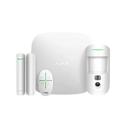 Комплект охоронної сигналізації Ajax StarterKit Cam Plus HDR white - мініатюра 1