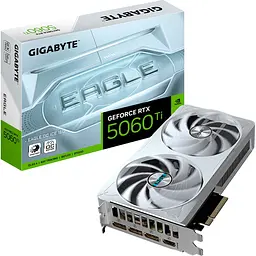 Відеокарта Gigabyte GeForce RTX 5060 Ti Eagle OC Ice 16G (GV-N506TEAGLEOC ICE-16GD) EU [133859]