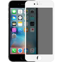 Захисне скло Privacy 5D (тех.пак) для Apple iPhone 7 / 8 / SE (2020) (4.7) Білий