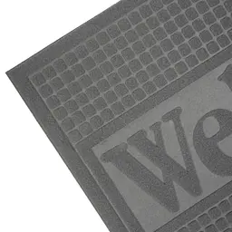Килимок придверний Eco Fabric Welcome без кромки сірий 60 х 90 см (6090-011) - мініатюра 2