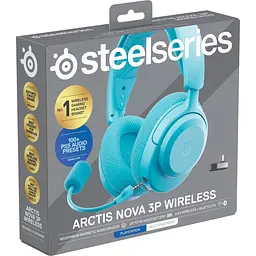 Ігрова гарнітура SteelSeries Arctis Nova 3P Wireless MultiPlatform Aqua (61688) - мініатюра 5