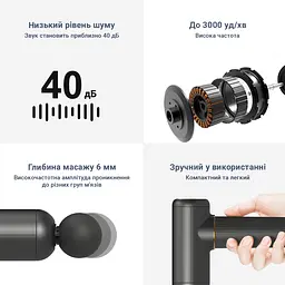 Портативний ручний масажер для тіла LOGO 30 скор вібраційний ударний перкусійний масажер - мініатюра 7