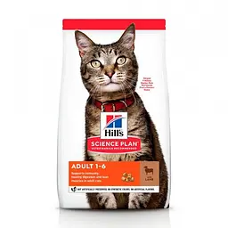 Сухий корм для підтримки фізичної форми кішок з ягням Hills SP Feline Adult Optimal Care 3 кг