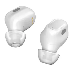 Навушники BLUETOOTH Baseus WM01 Encok TWS 5Hours, BT5.0, 40mAh/300mAh| (NGWM01-04) white - мініатюра 2