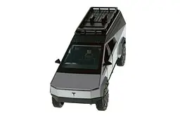 Іграшкова машинка пікап Tesla Cybertruck Camping 1:24 Автопром світлозвукові ефекти AP7727, коробка р.28x16x12, 8см - мініатюра 3