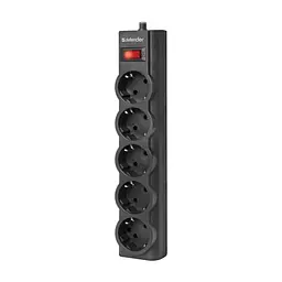 Мережевий фільтр живлення Defender ES largo 3m 5 роз. black (99498)