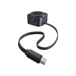Бездротовий зарядний пристрій Baseus PicoGo Series 2-in-1 Magnetic Qi2 67W чорний - мініатюра 4