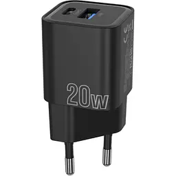 Мережевий зарядний пристрій Proove Silicone Power Plus 20W USB-C/USB-A Black (WCSP2011001) [130276] - мініатюра 7