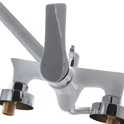 Змішувач для ванни Mixxus Premium Eva 006 Euro white MI5813 Білий матовий - мініатюра 3