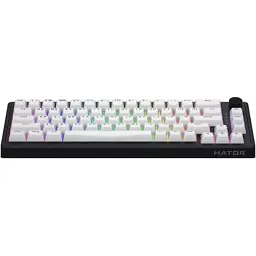 Клавіатура Hator Skyfall 65 Aurum Sterling RGB Wireless/Bluetooth/USB UA Black/White (HTK3160UA) - мініатюра 2
