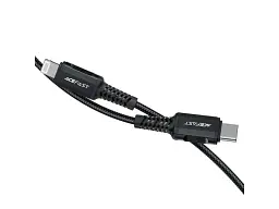 Кабель Acefast USB Type-C to Lightning 30W 1.8m Black (6974316281306) - мініатюра 3