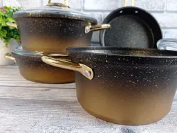 Набір посуду O.M.S. Collection 3048 Gold 7 предметів - мініатюра 5