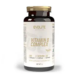 Комплекс вітамінів групи В Evolite Nutrition Vitamin B Complex 90 вегакапсул