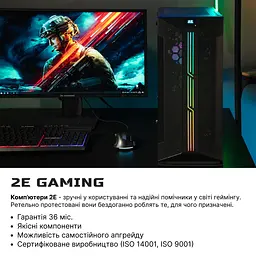 Комп’ютер персональний 2E Complex Gaming Intel i5-13400F/B660/16/512F+1000/NVD3060-12 - мініатюра 2